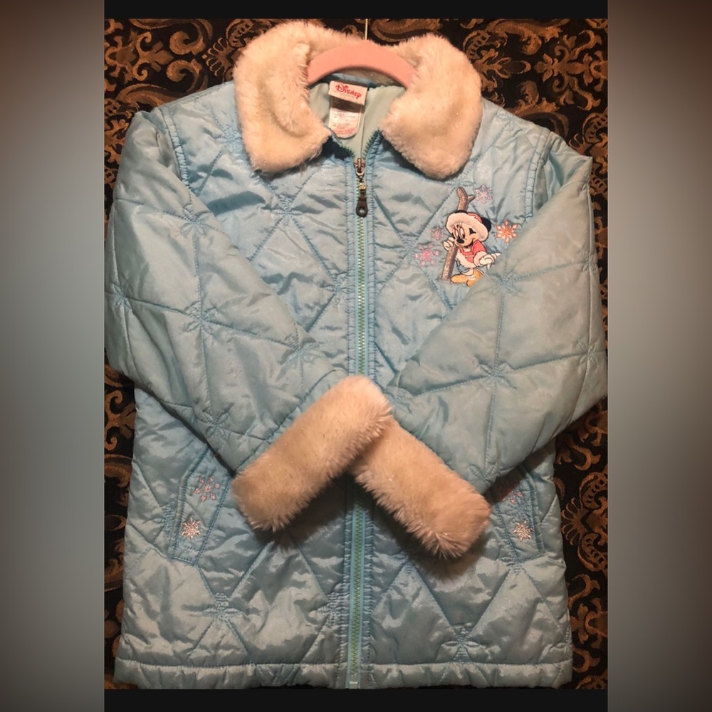 Disney store Minnie Mouse vintage y2k skiing jacket windbreaker 7/8